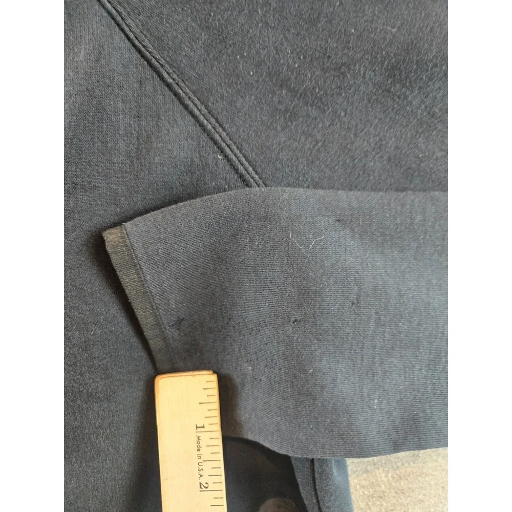 Nike Tech Hoodie Women Small Black Full Zip Asymmetric‎ Jacket Sweatshirt Drill